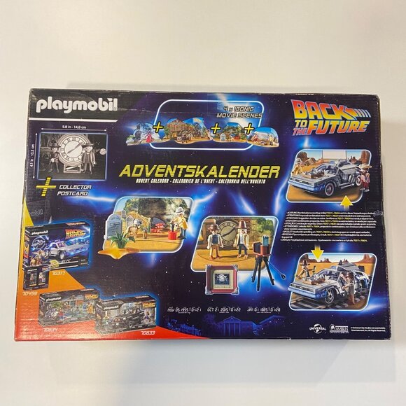 Playmobil Back To The Future Advent Calendar Set 70576 Movie Scenes 75 Pcs Colle - Picture 2 of 16